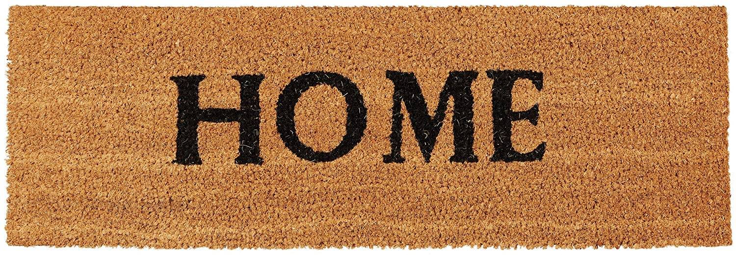 Helloshop26 - Paillasson tapis de sol porte d’entrée essuie-pieds fibres de coco home nature - Imagen 1