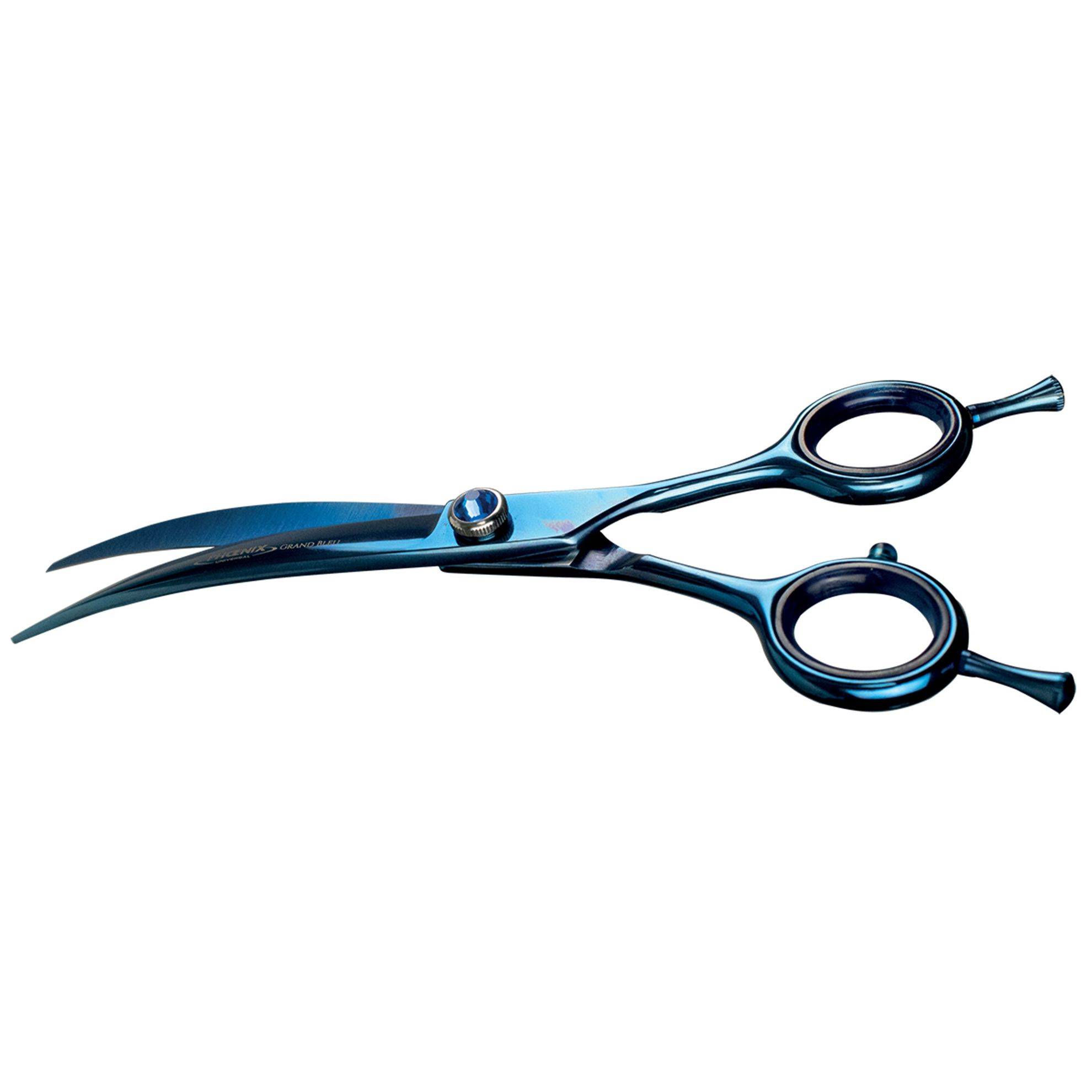 Phoenix Universal - Ciseaux Courbes Phoenix Grand Bleu : 18 cm PHOENIX UNIVERSAL
