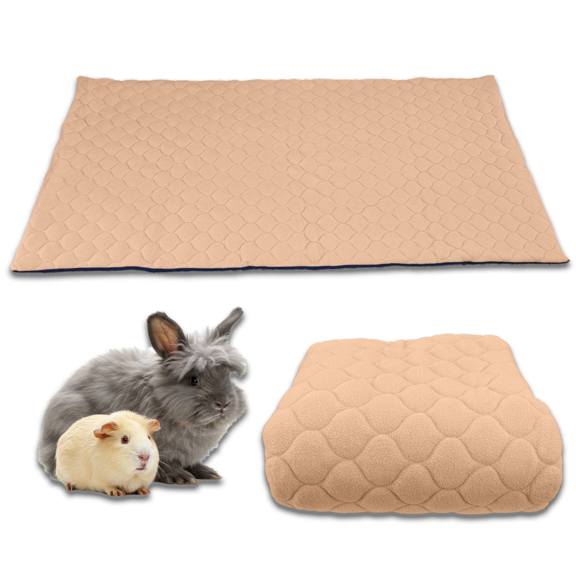 Tapis qui remplace la Litière pour Cochon d'Inde et Lapin  - Absorbant, Imperméable, Passe en Machine  - 60 x 50 cm - Neo Solvo - Image 1