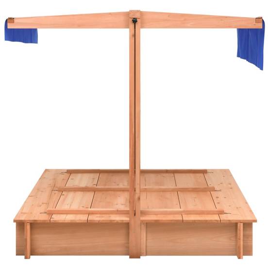 Maison Chic - Bac à sable - Maison de jeu pour enfants avec toit Bois de sapin 112x112x112 cm - Image 3