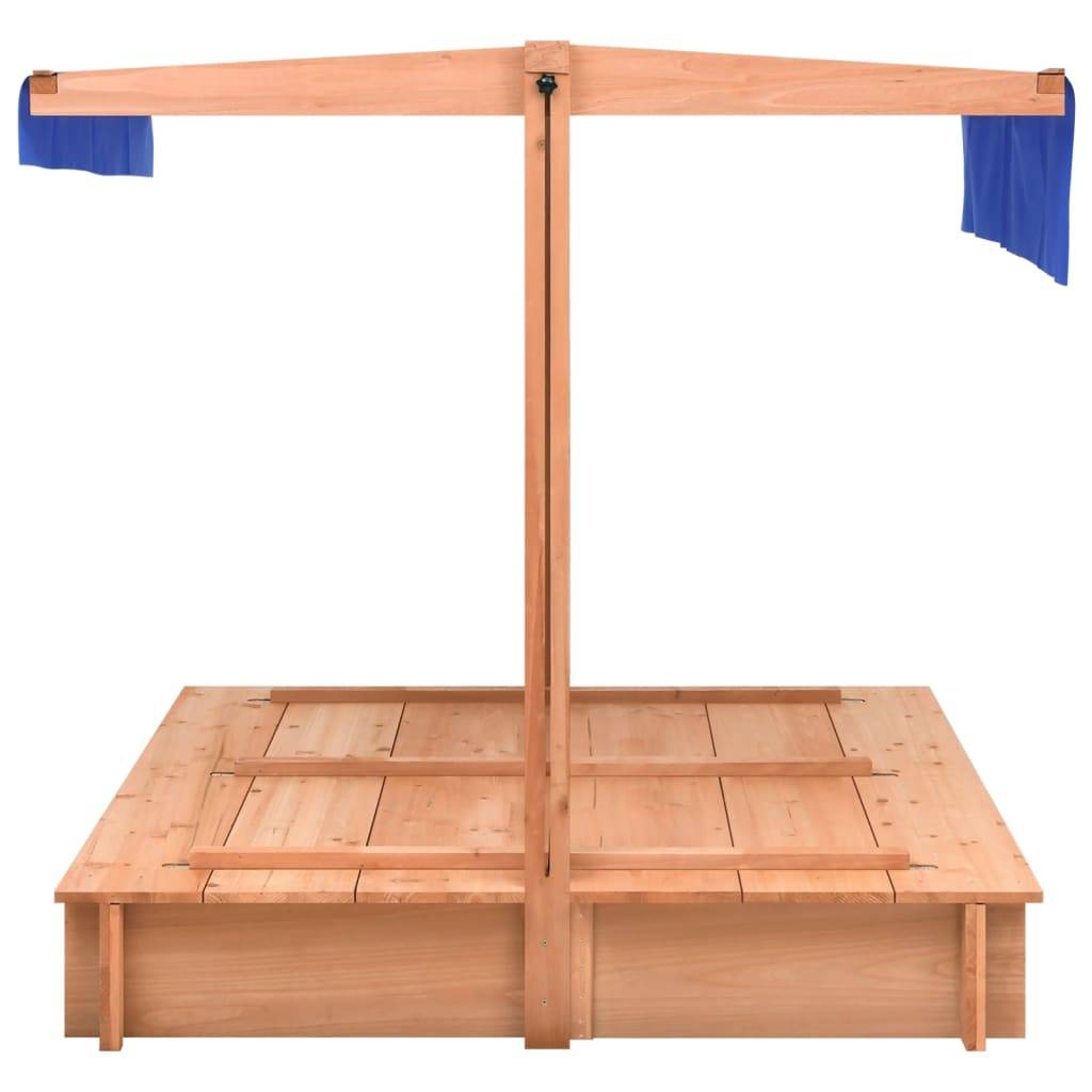 Maison Chic - Bac à sable - Maison de jeu pour enfants avec toit Bois de sapin 112x112x112 cm - Image 3
