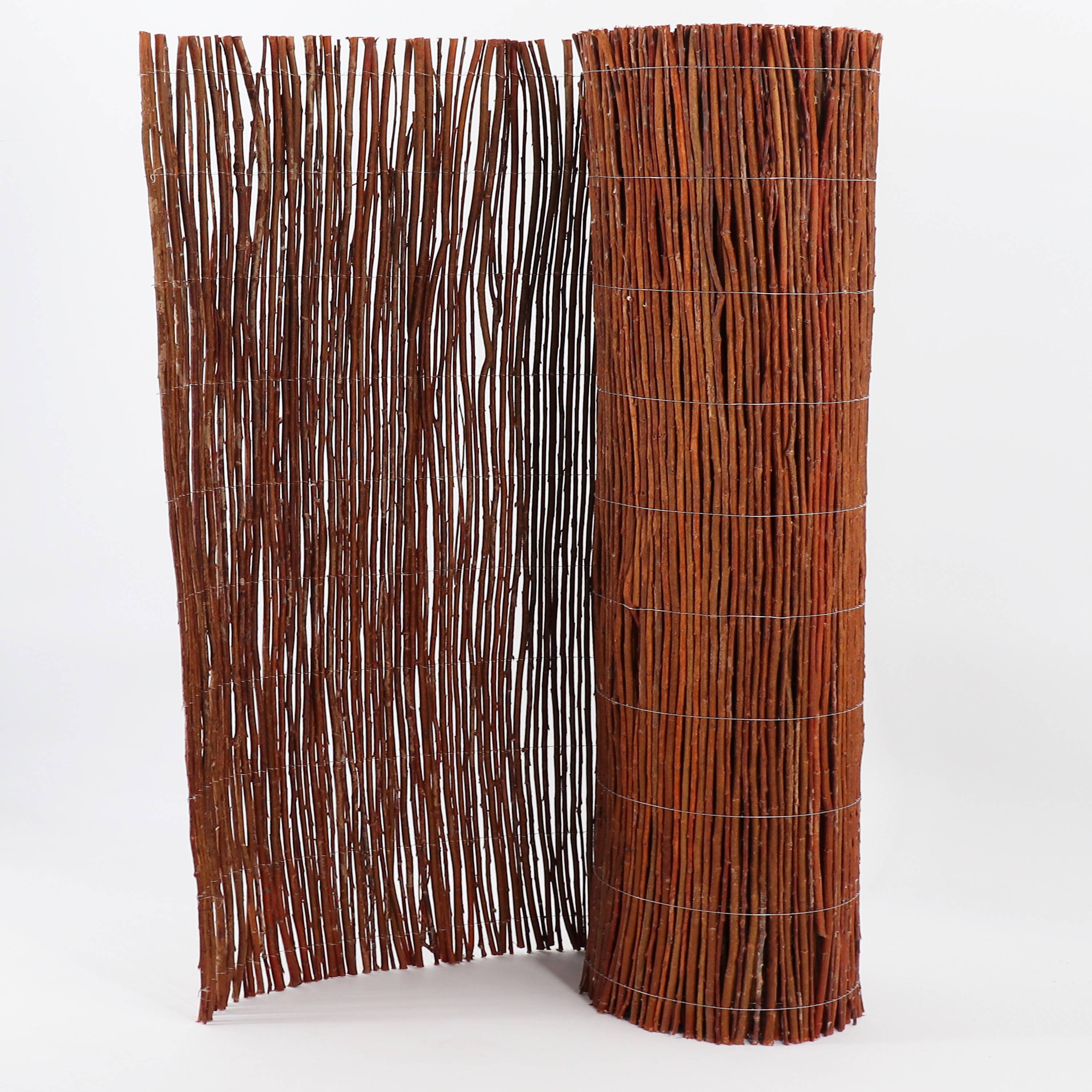 Clôture en osier Aquagart 35m x 80cm I Brise-vue en osier I Brise-vue naturel pour jardins, balcons et terrasses - Image 3