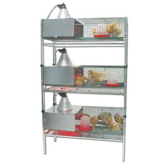Kit complet 3 cages éleveuses poussins ou cailles - Image 2