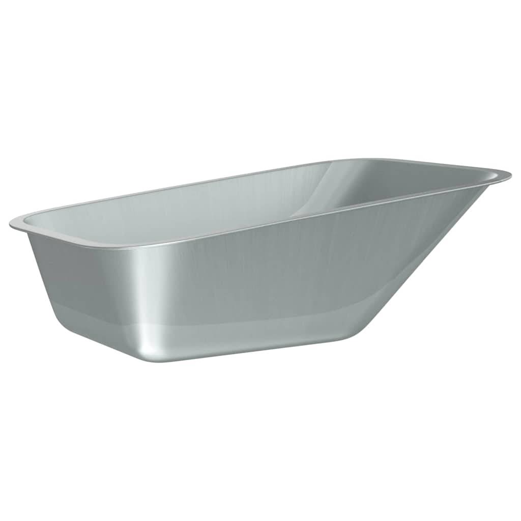PANGIVO - Plateau de brouette acier argenté 88 x 60 x 32 cm - PANGIVO - Image 2