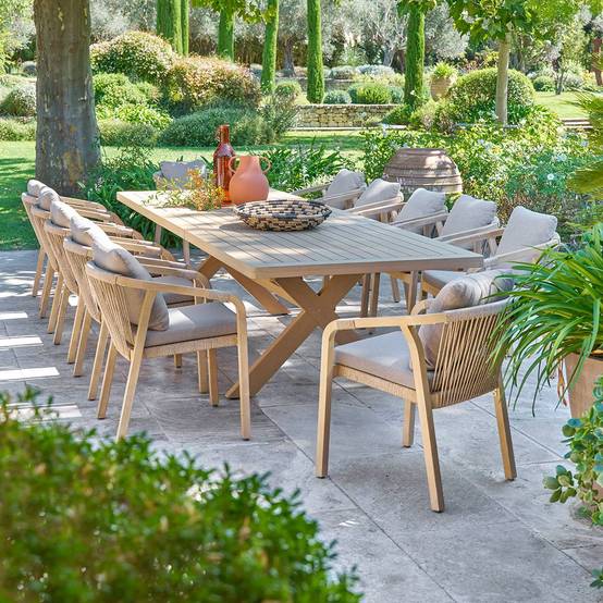 Hesperide - Table de jardin 12 places Xenia eucalyptus Hespéride - Image 6