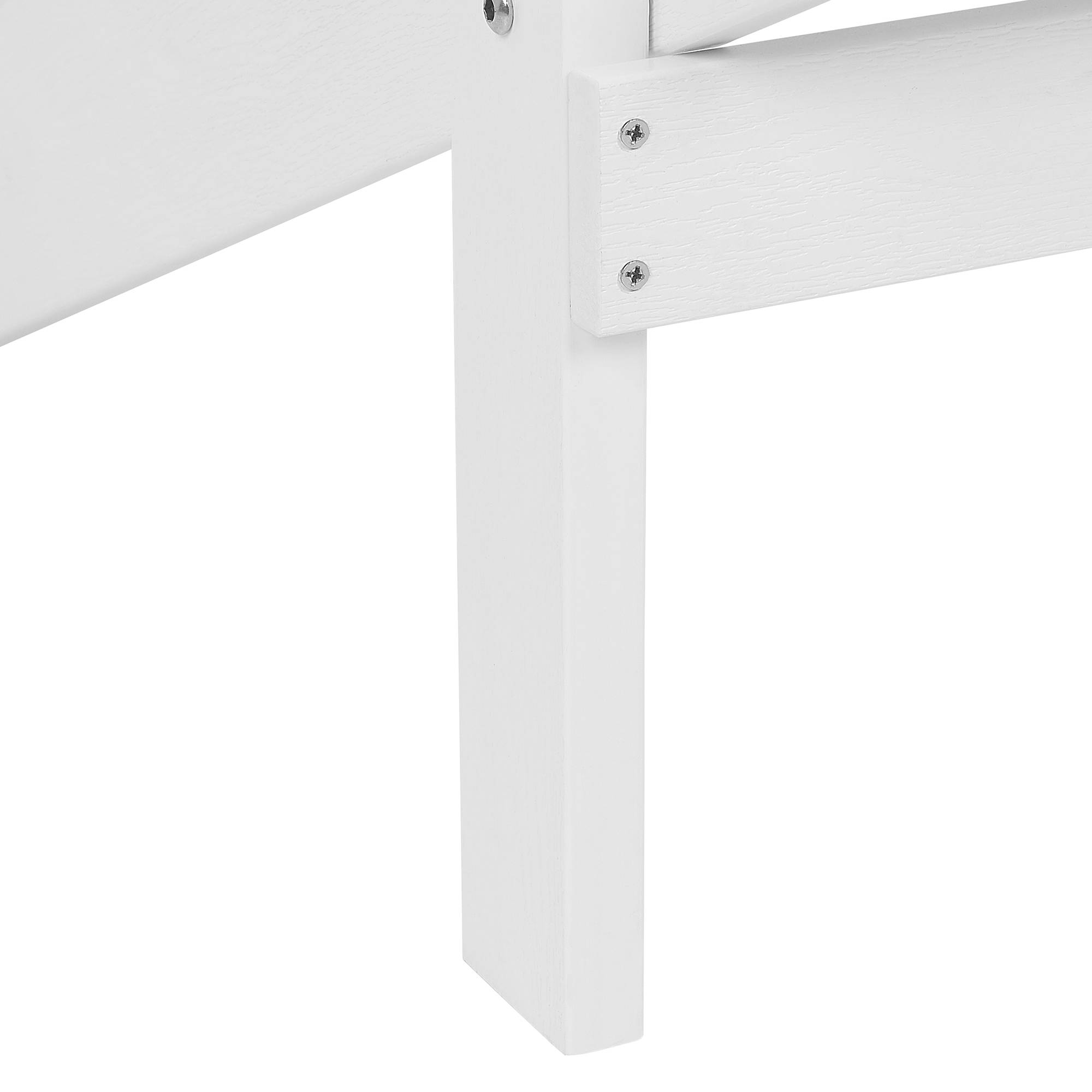 Chaise de jardin Bois synthétique Blanc ADIRONDACK - Beliani - Image 8