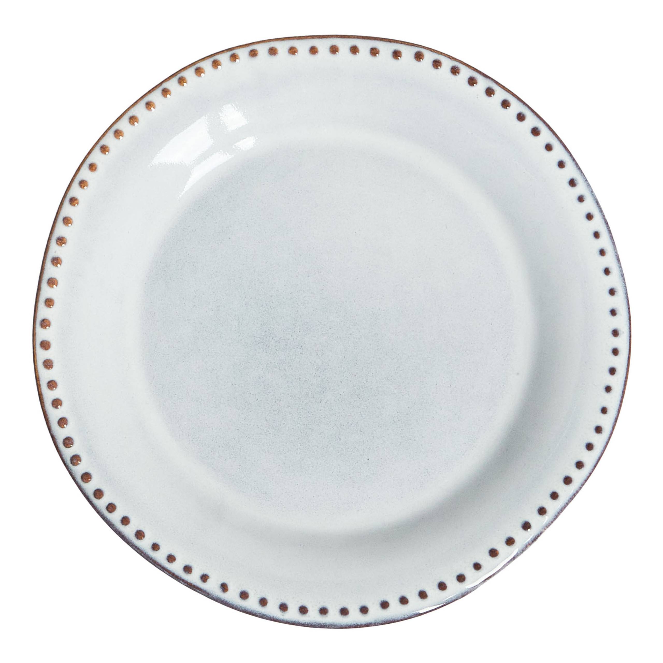 Beliani - Service de table Grès Bleu clair CHERVIL - 28x28x7- Beliani - Image 8
