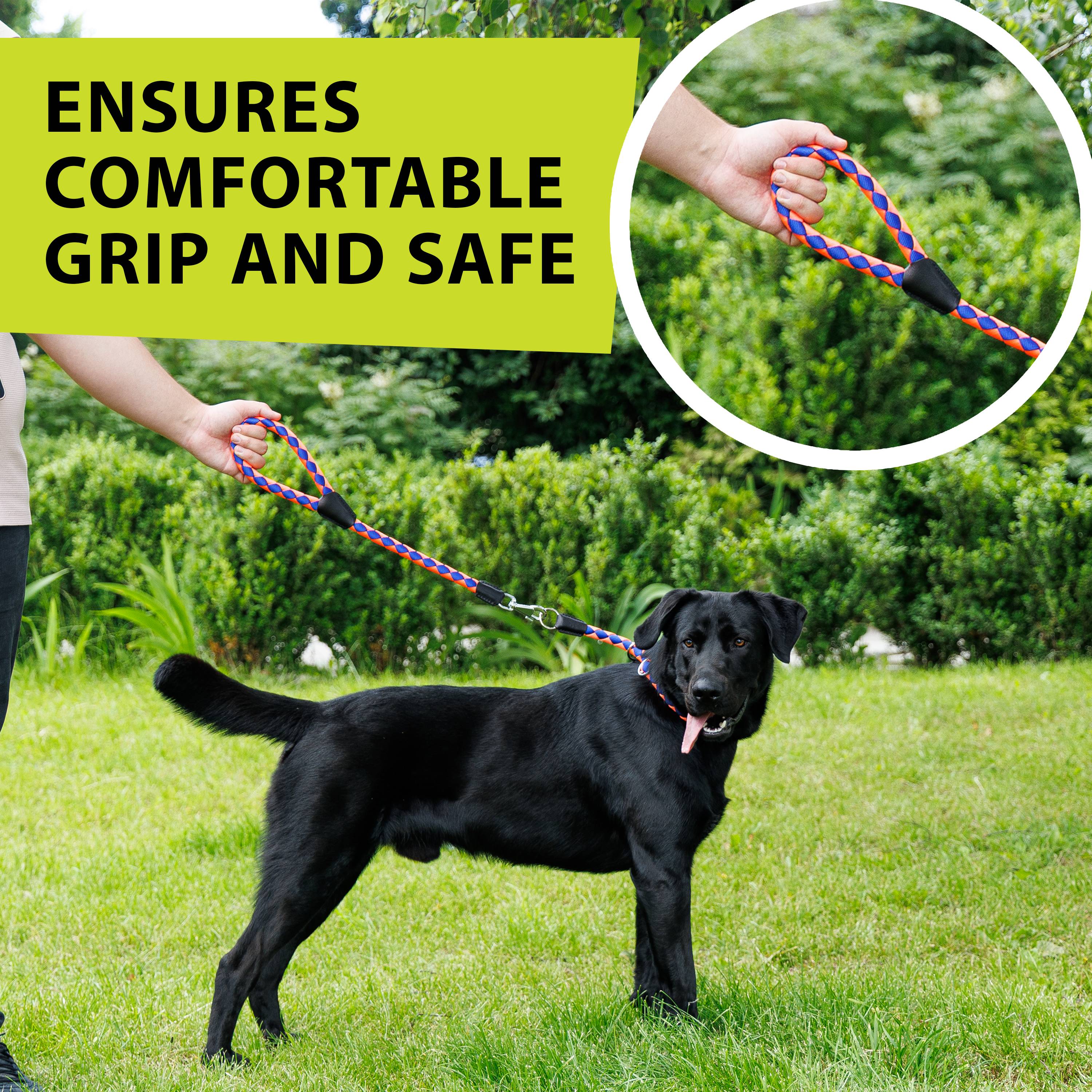 Ferplast - Laisse Courte pour Chiens en Nylon tressé TWIST MATIC GM12/60, avec Mousqueton Magnétique Automatique - Imagen 5