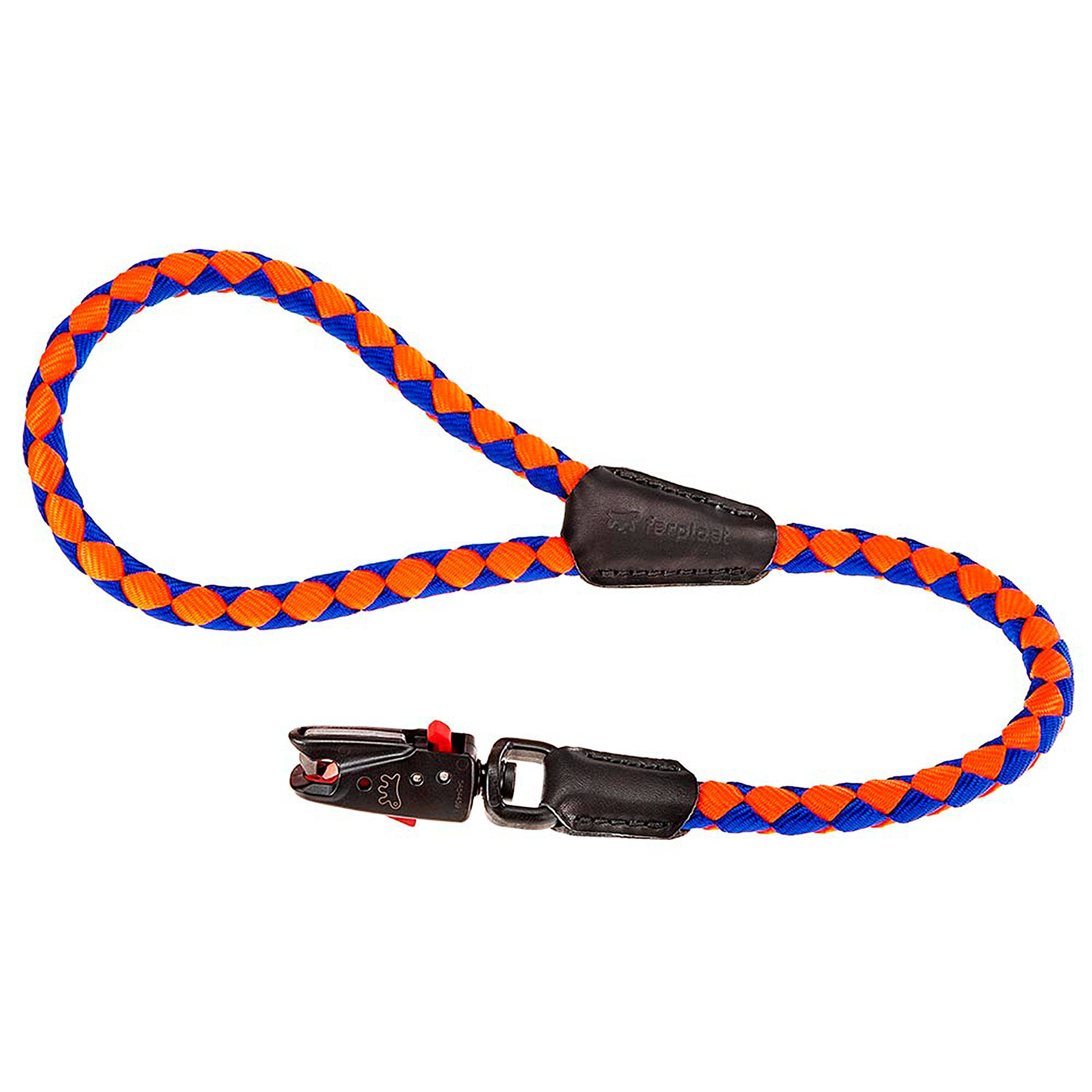 Ferplast - Laisse Courte pour Chiens en Nylon tressé TWIST MATIC GM12/60, avec Mousqueton Magnétique Automatique - Imagen 1