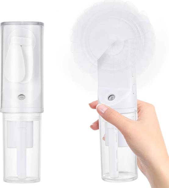 Ventilateur de table brumisateur rechargeable 4 vitesses