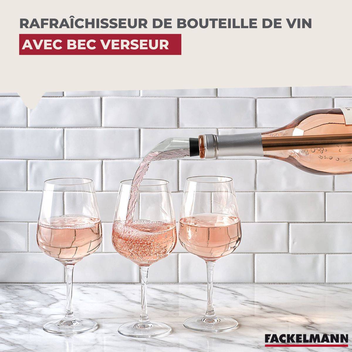 Rafraîchisseur de bouteille de vin Fackelmann Bar Concept - Image 2