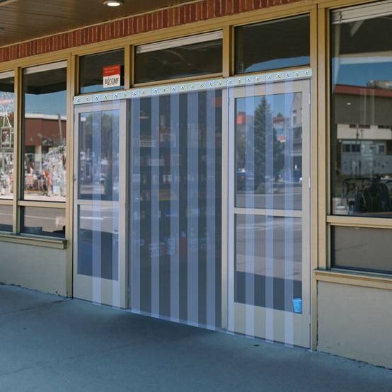 VEVOR Rideau Lanière PVC Rouleau Plastique pour Porte Chambre Froide 30,8x0,3 m - Image 8