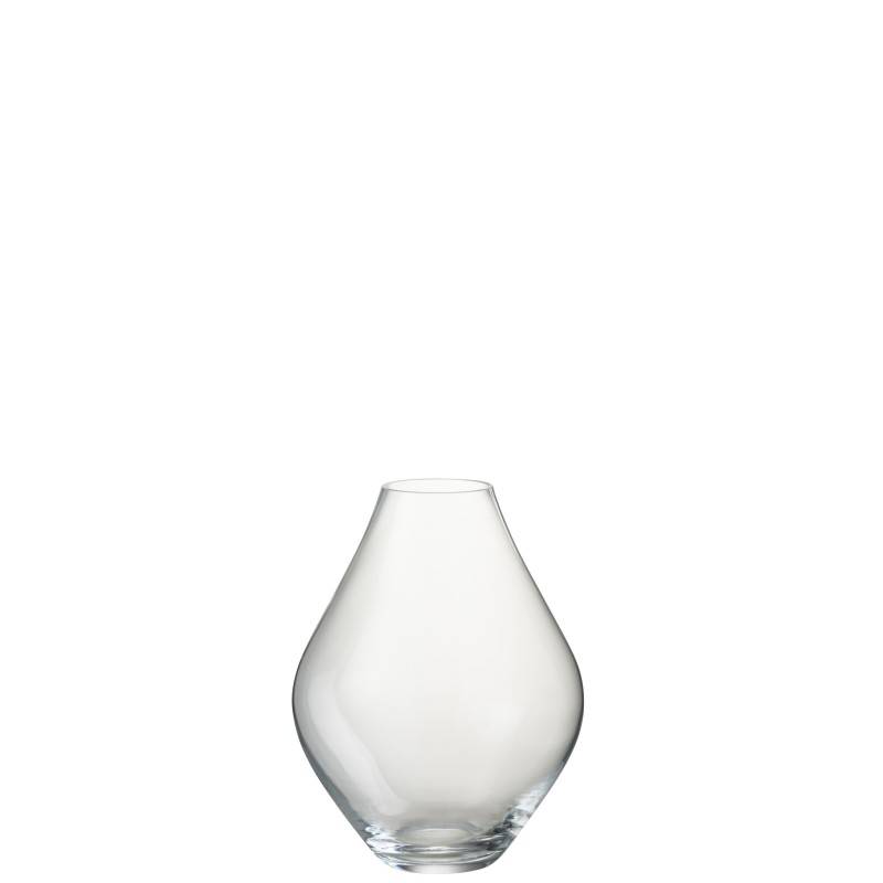 J-Line - Vase en verre transparent 22x22x28 cm - J-Line - Image 2