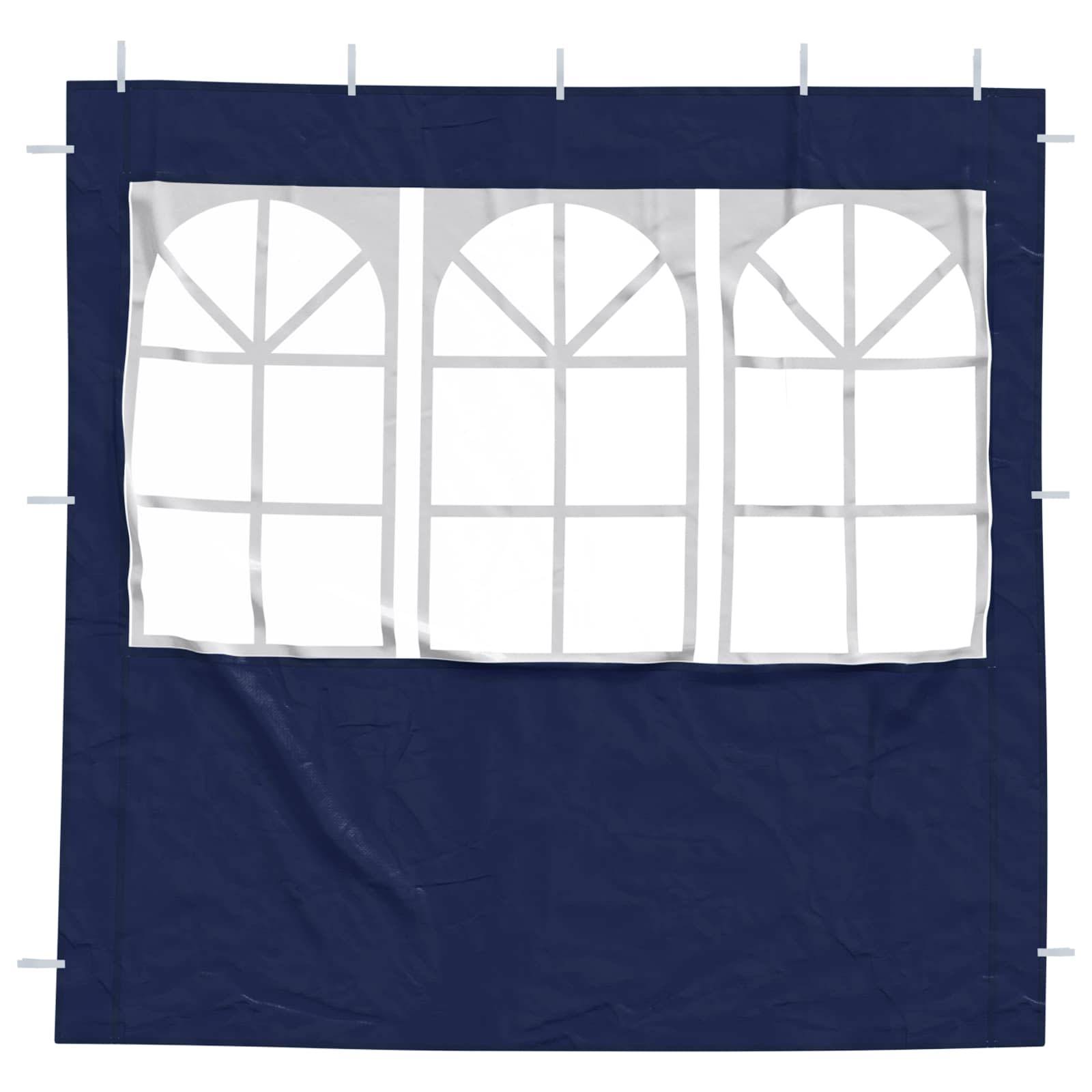 Murs de tente de fête PE et acier bleu 200 x 1 x 195 cm - PANGIVO - Image 3