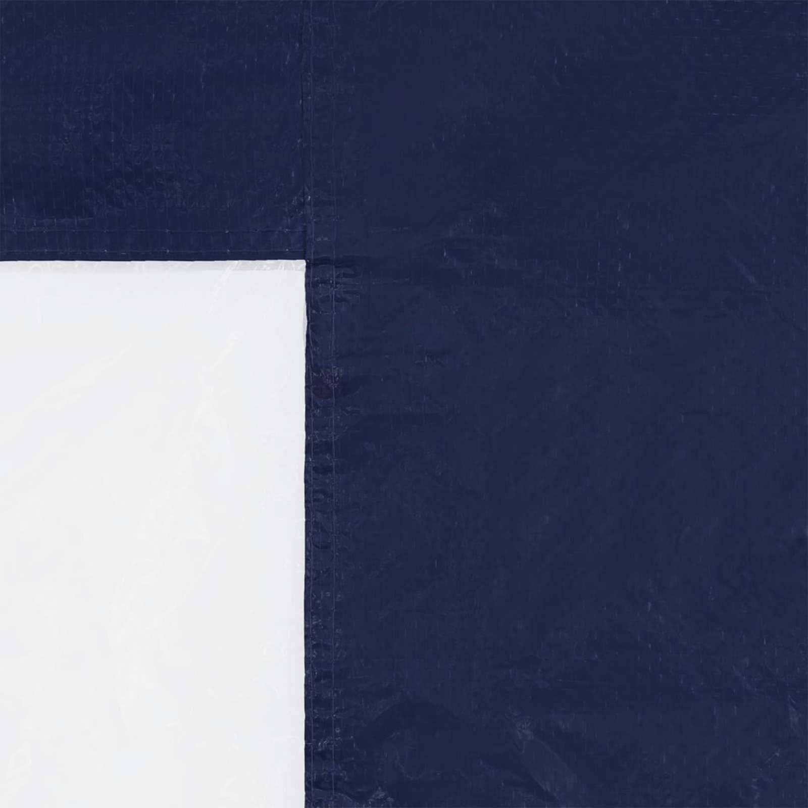 Murs de tente de fête PE et acier bleu 200 x 1 x 195 cm - PANGIVO - Image 4