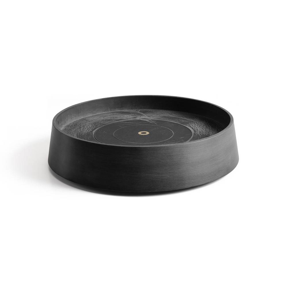 Ecopots - Support à roulettes Wheels Oslo 45 Gris Foncé - Ø 41 x H. 9,5 cm ECOPOTS