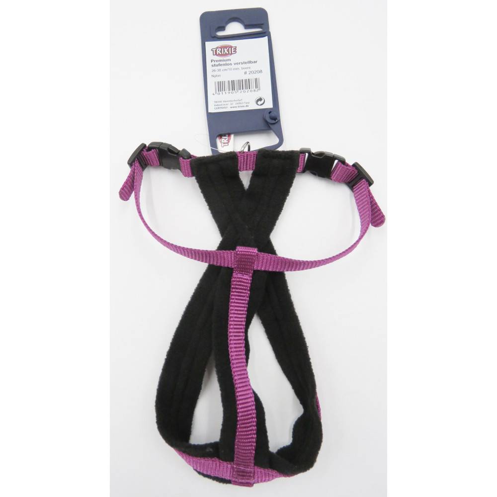 Trixie - Harnais T XS 26-38 cm violet et noir pour chien - Image 3