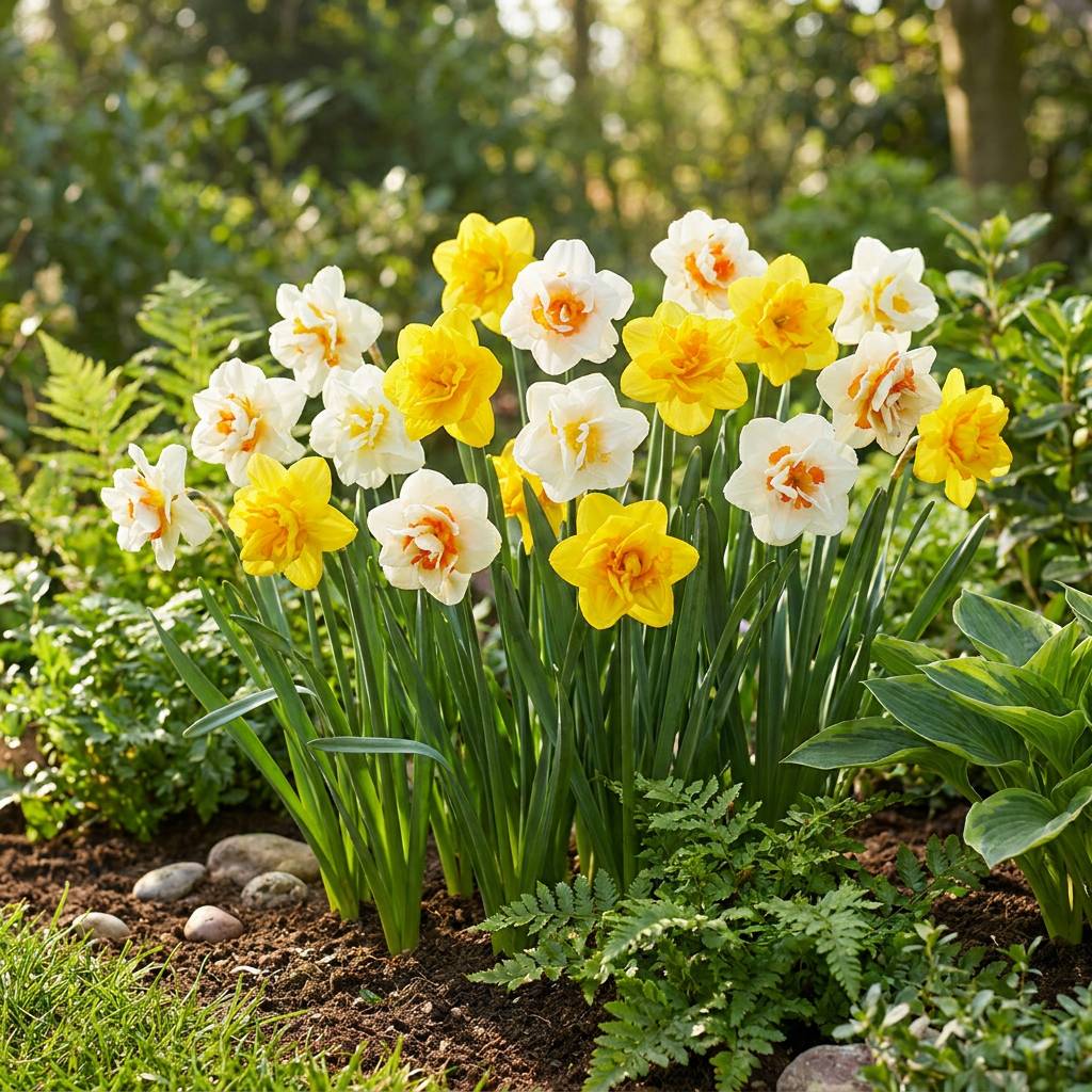 La Green Touch - Narcisse double en mélange - 80 bulbes - Image 2