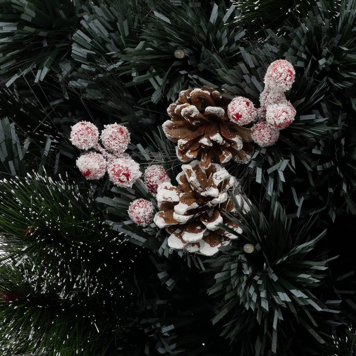 Sapin lumineux fibre optique Sofia 89 LED H.120cm FEERIC LIGHTS & CHRISTMAS - Image 3
