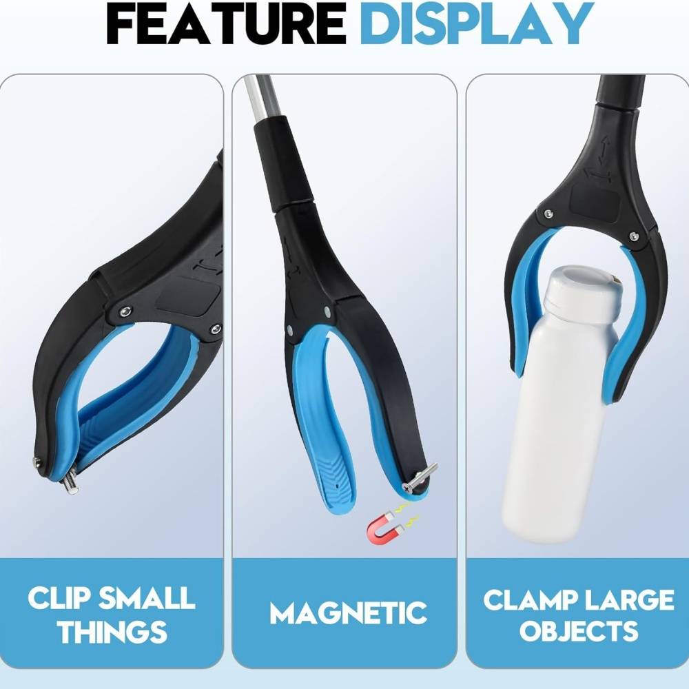 Pince à déchets télescopique 83 cm - Tête rotative à 360° - Embout magnétique - DtopbuyAge - Image 5