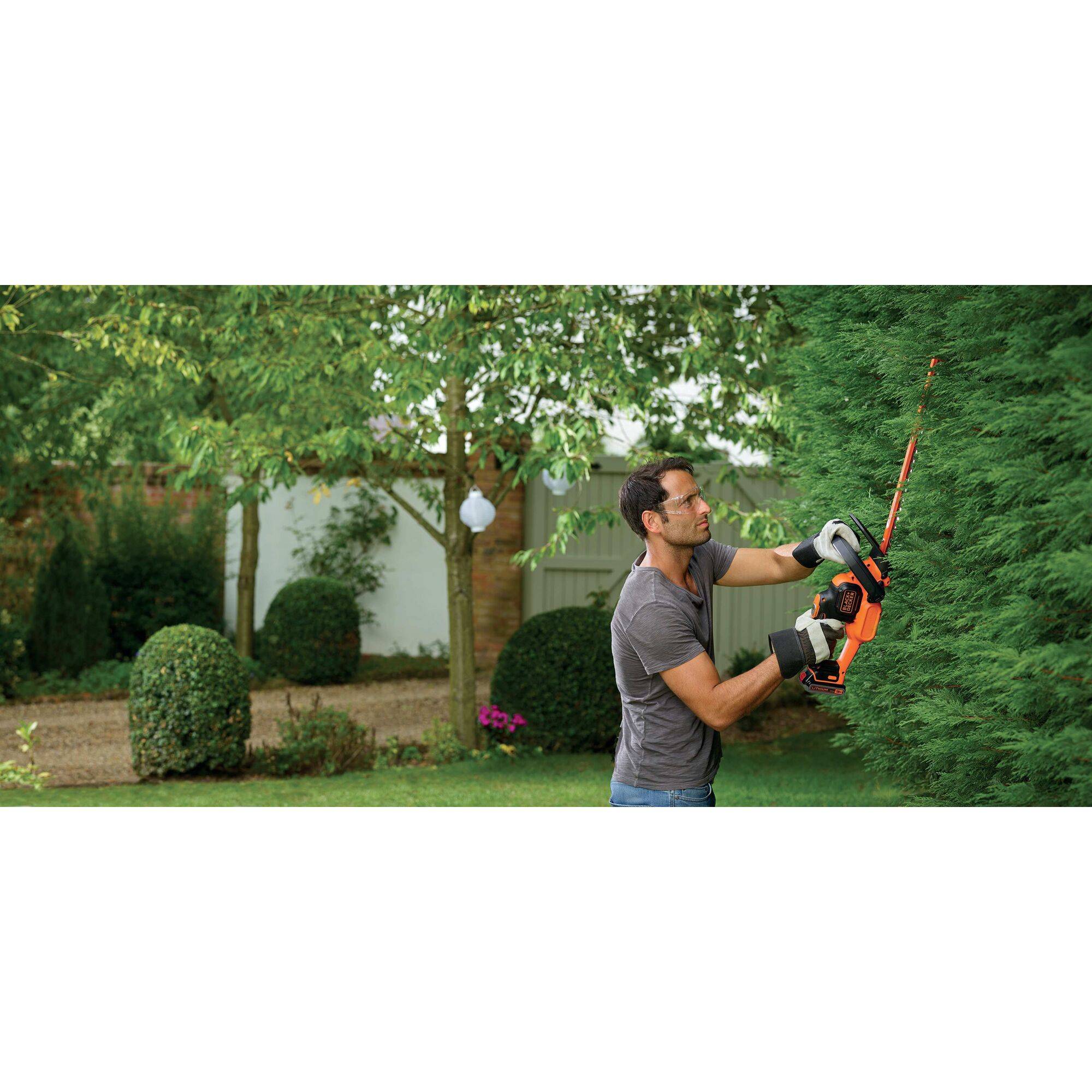Black & Decker - Taille-Haies sans fil LITHIUM 18 V 45cm (sans batterie) BLACK+DECKER GTC18452PCB-XJ - Image 4