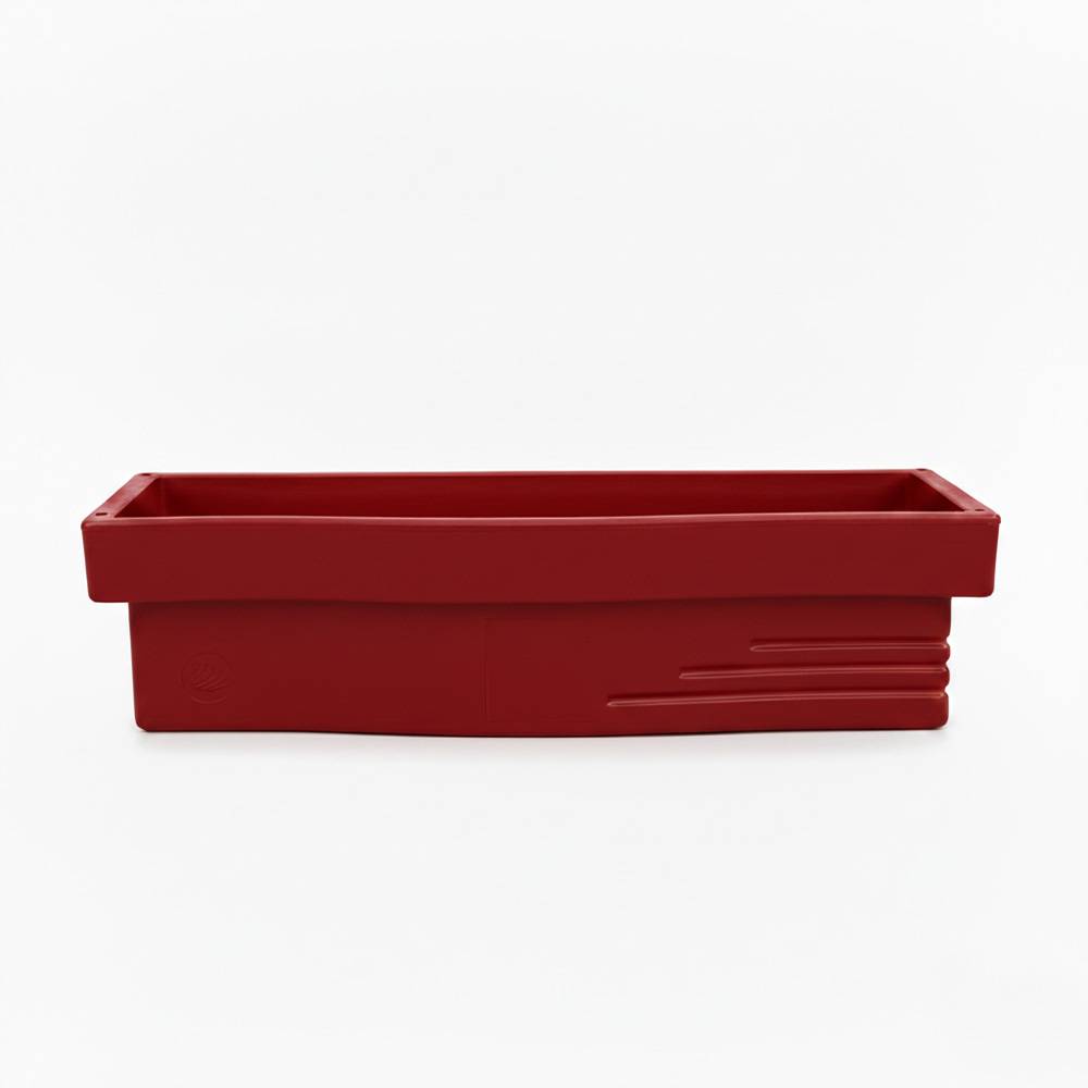 Jardinière design effet pierre 70l avec réserve d'eau-plast'up rotomoulage - Imagen 1