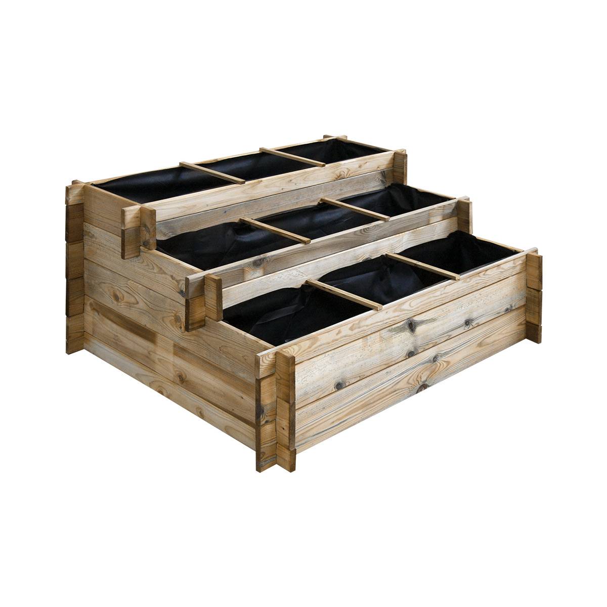 Carré potager en bois à étages - Grand modèle - Cémonjardin - Imagen 1