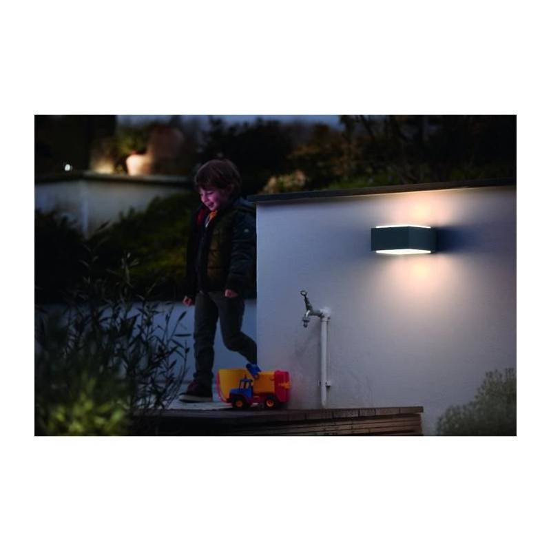 Philips - Philips Mygarden Applique Murale Hedgehog 1x42 W Anthracite 1733793pn - Imagen 4