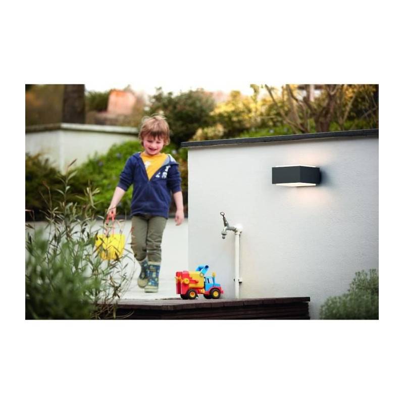 Philips - Philips Mygarden Applique Murale Hedgehog 1x42 W Anthracite 1733793pn - Imagen 3