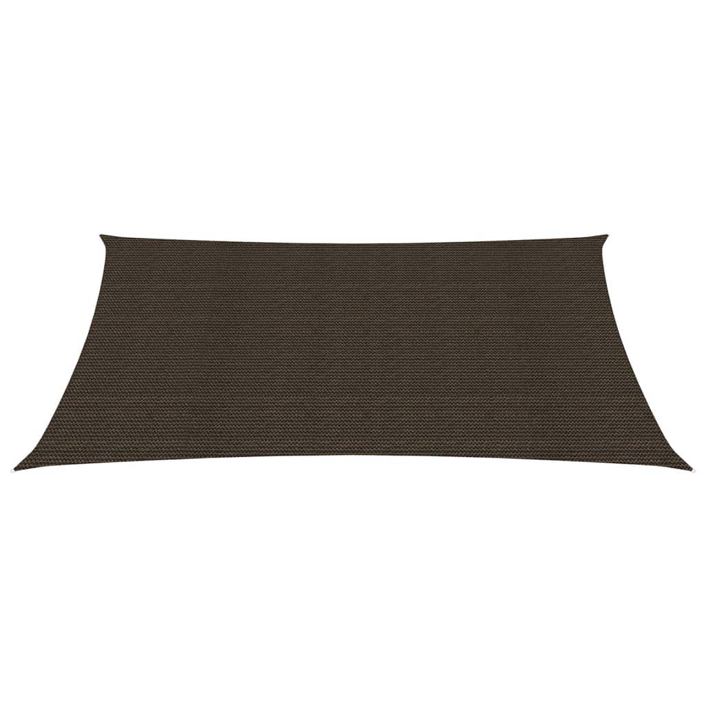 Helloshop26 - Voile d'ombrage 160 g/m² 6 x 7 m PEHD marron - Imagen 1