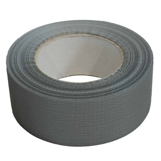 Ruban adhésif toile américaine gris 175µ - Adhésif 48 mm x 50 m pour les raccordements et réparations - Carton de 24 TECPLAST - Image 4