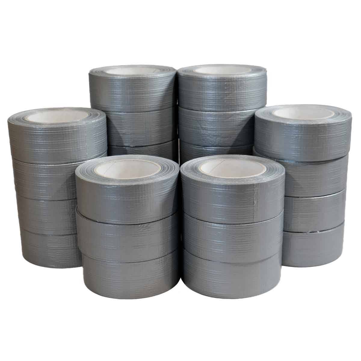 Ruban adhésif toile américaine gris 175µ - Adhésif 48 mm x 50 m pour les raccordements et réparations - Carton de 24 TECPLAST - Imagen 1