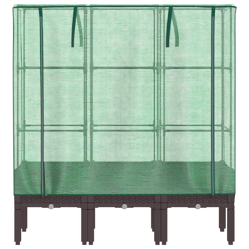 Prolenta Premium - Jardinière polypropylène marron 120 x 40 x 44 cm - Prolenta premium p362.1 - Image 4