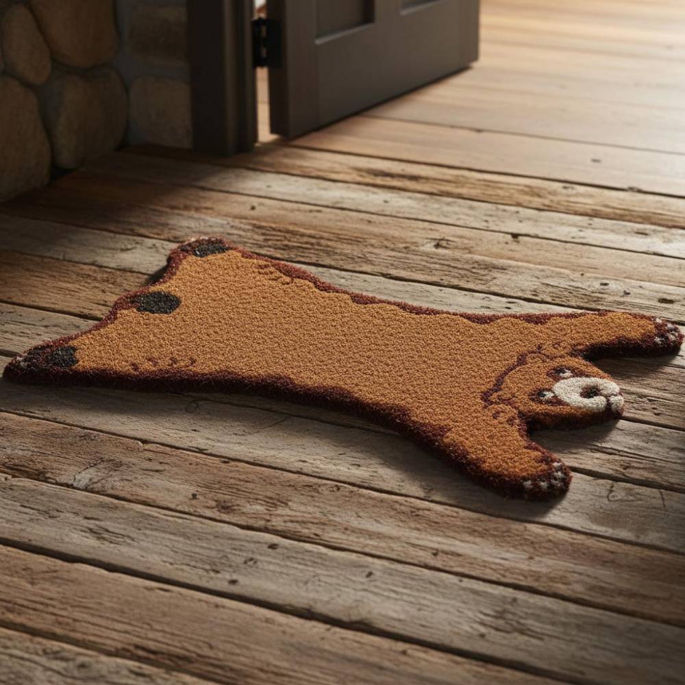 Esschert Design - Paillasson animal en fibres de coco intérieur extérieur Ours Best For Boots - Imagen 2
