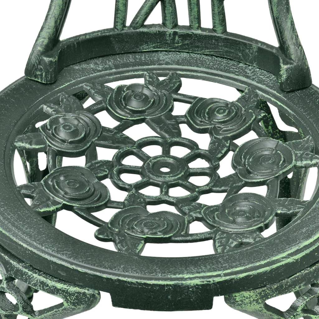 Helloshop26 - Jeu de bistro 3 pièces aluminium coulé vert - Imagen 7
