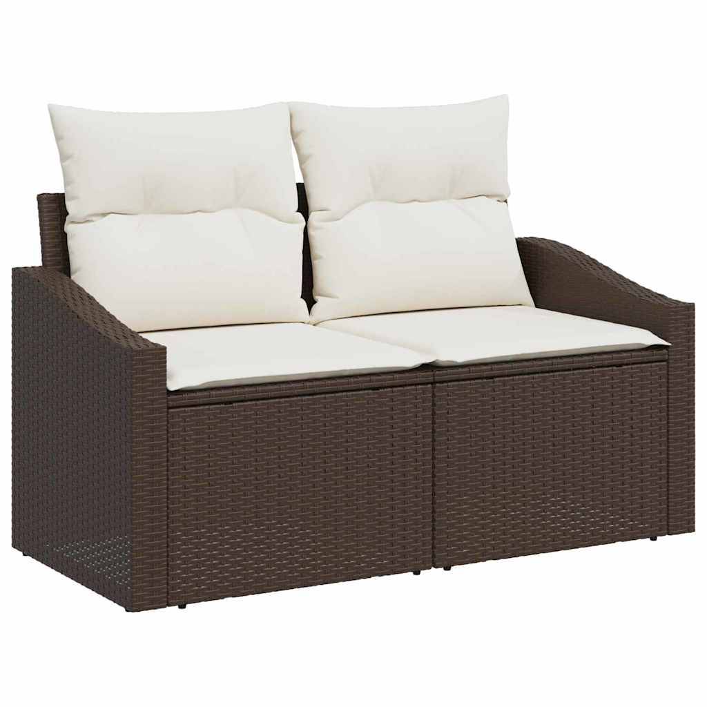 Vidaxl - Ensemble de salle à manger pour jardin 6 pcs Marron et Crème vidaXL 3355497 - Image 5