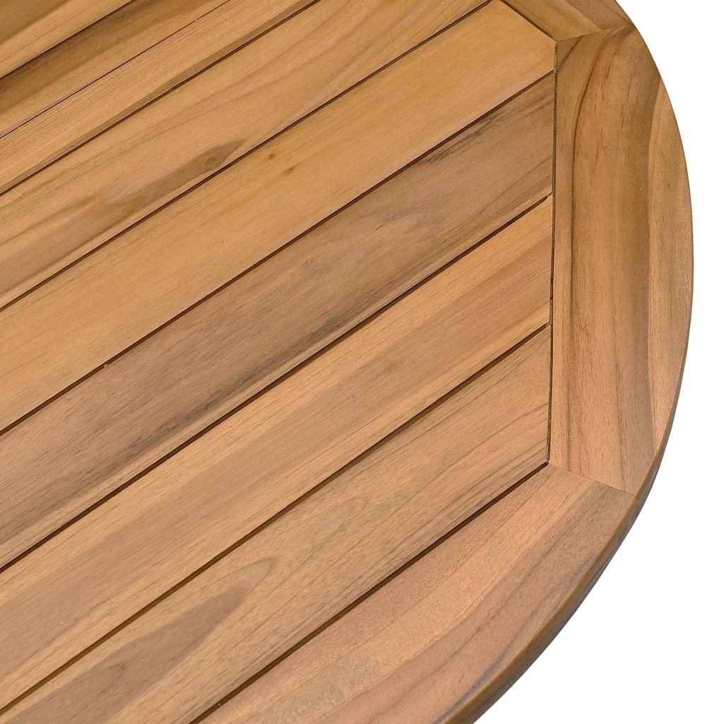 Table de jardin bois de teck Ø109 x 74 cm - PANGIVO - Image 7
