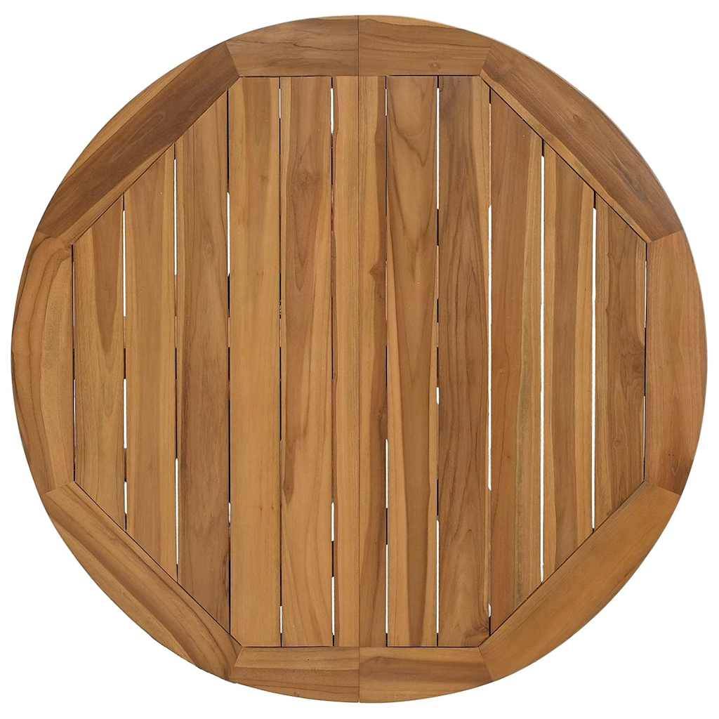 Table de jardin bois de teck Ø109 x 74 cm - PANGIVO - Image 6