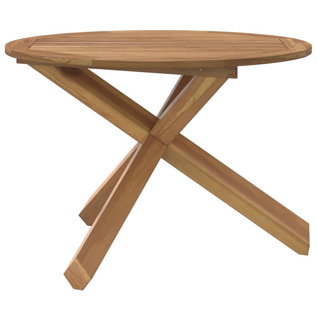 Table de jardin bois de teck Ø109 x 74 cm - PANGIVO - Image 5