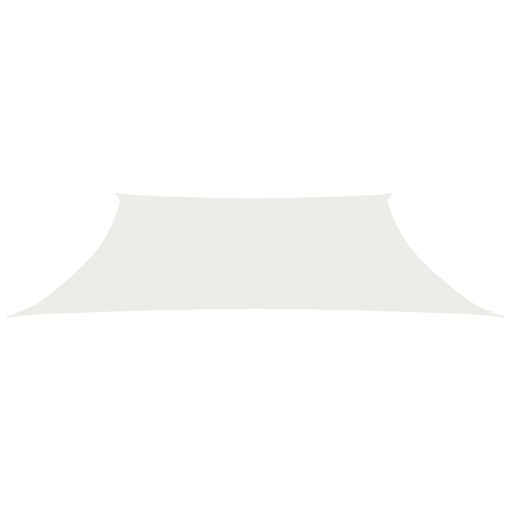Helloshop26 - Voile toile d'ombrage parasol 160 g/m² blanc 3/4 x 2 m PEHD - Imagen 2