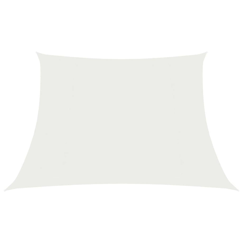 Helloshop26 - Voile toile d'ombrage parasol 160 g/m² blanc 3/4 x 2 m PEHD - Imagen 1