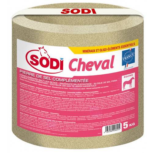 Bloc à lécher SODICheval - Source de sel et d'oligo-éléments - Imagen 1