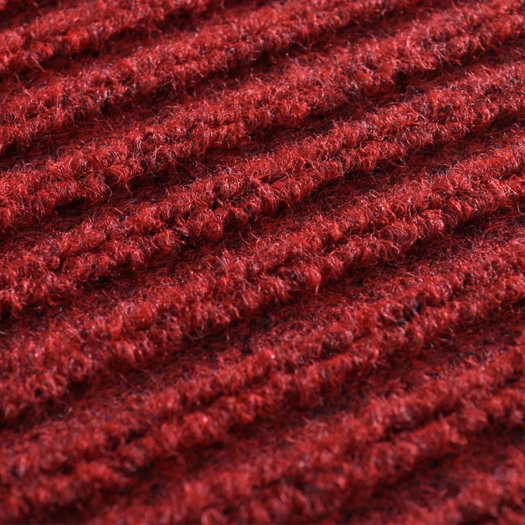 Paillasson - tapis de porte - tapis d'entrée Rouge 117x220 cm PVC - Image 6