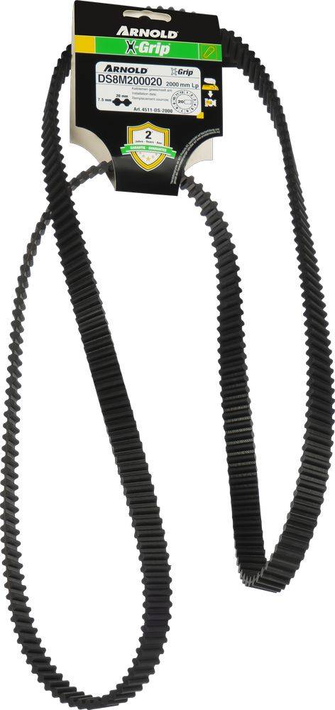 Arnold - Courroie dentée trapézoïdale X-Grip de type 20DS8M2000 Arnold - Imagen 1