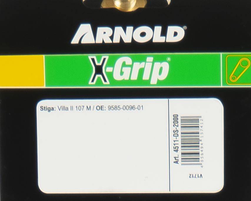 Arnold - Courroie dentée trapézoïdale X-Grip de type 20DS8M2000 Arnold - Imagen 3