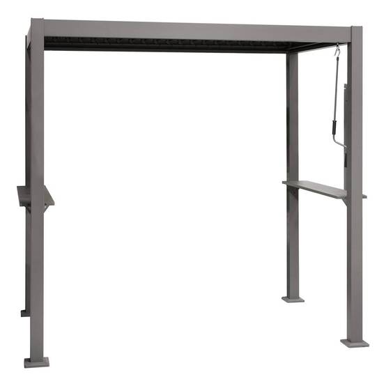 Hesperide - Abri à barbecue Grily gris graphite acier et aluminium Hespéride - Image 2