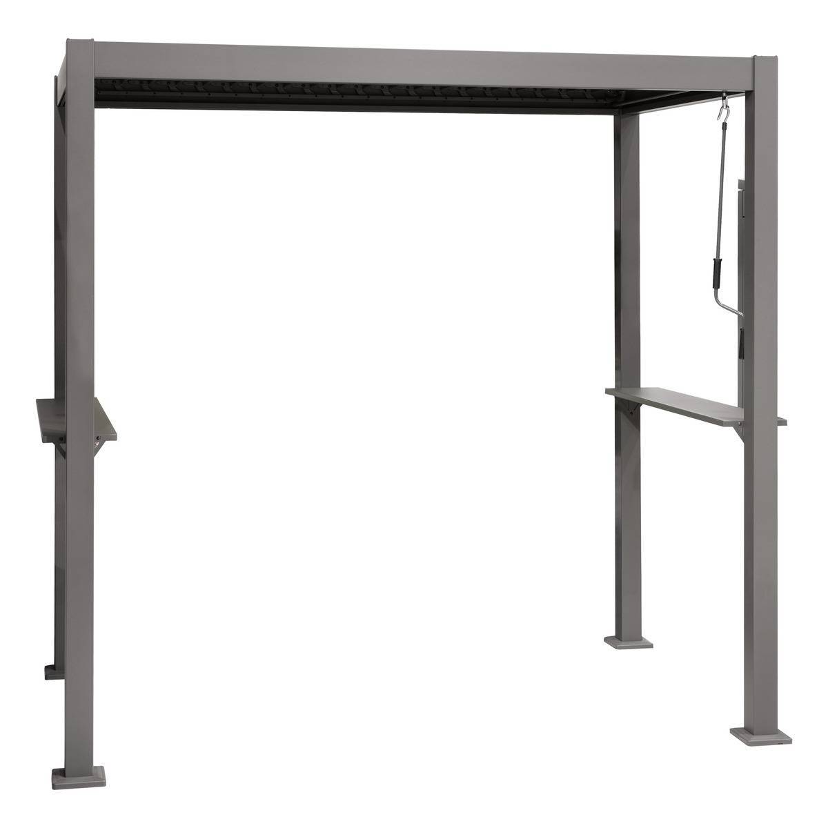 Hesperide - Abri à barbecue Grily gris graphite acier et aluminium Hespéride - Image 2