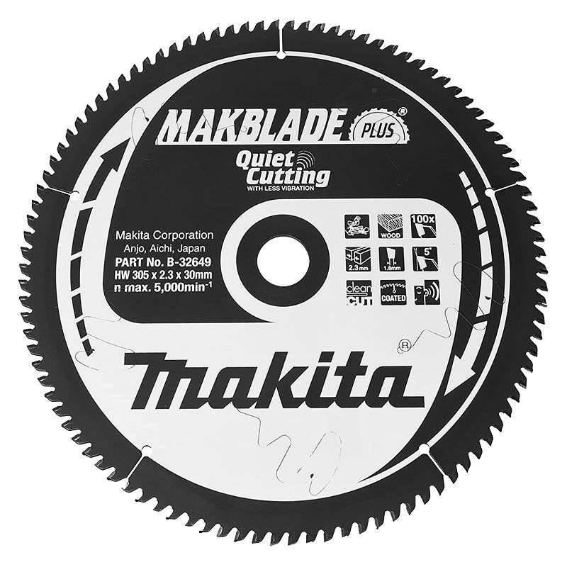 Makita - Lame MAKITA B-32649 Makblade Plus 305 x 30 100T Bois Makita