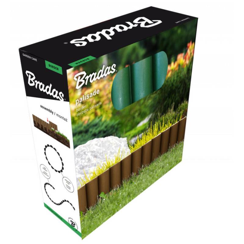 Lem Select - Bordure de jardin Marron PALGARDEN longueur 2.5 m hauteur 22.5 cm - Imagen 2