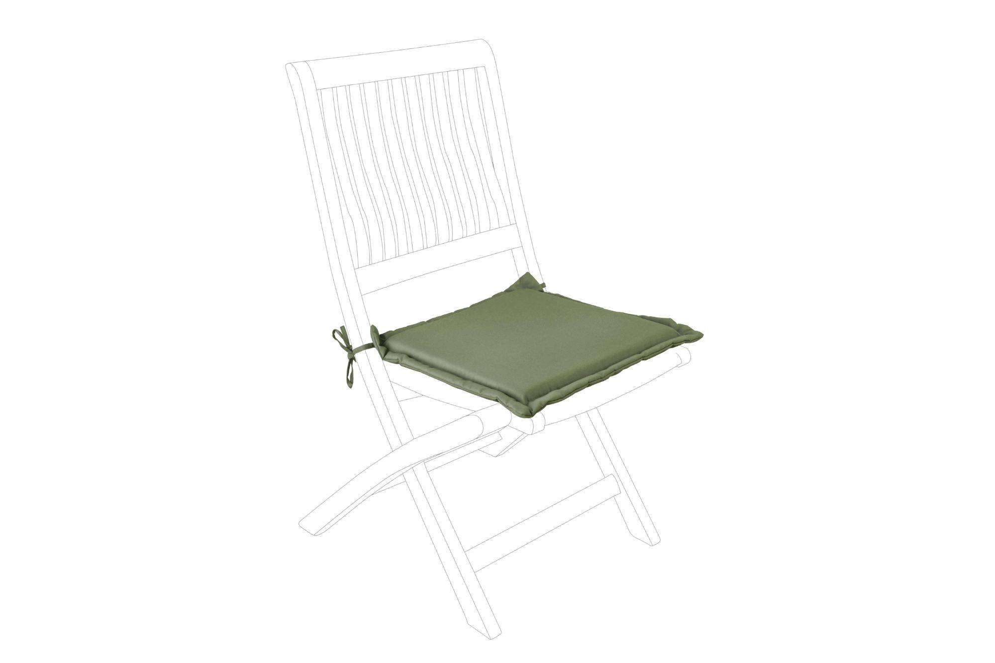 Autre - Coussins pour chaise de jardin pliante (lot de 4) - CANCALE - Imagen 2